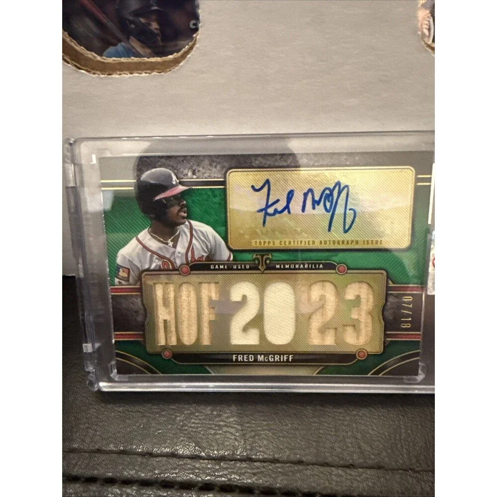 2024 Triple Threads Autograph Relics Fred McGriff #TTAR-MCG1 /18 (AU, MEM)🔥